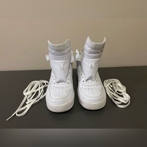 Mens Nike Air Force 1 High CW2289-111 Triple White Shoes Sneakers Size 11 Mens